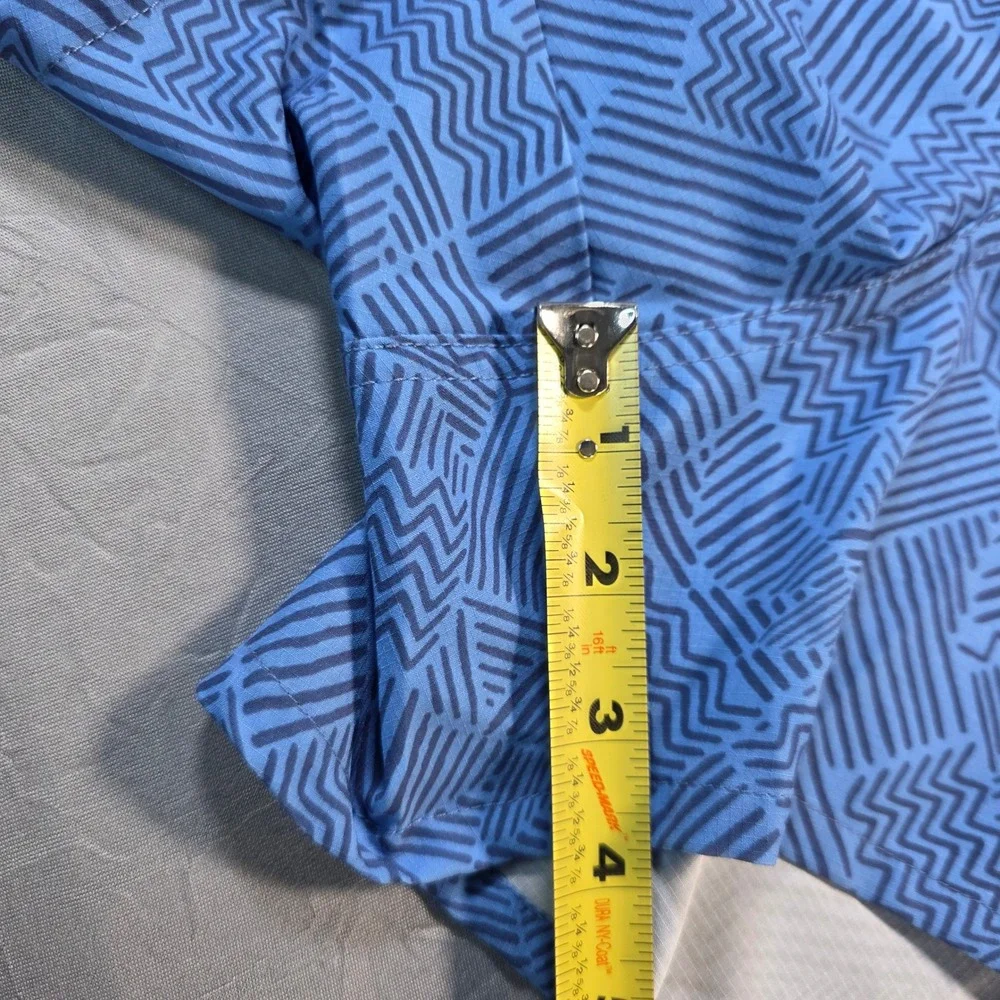 Marika Adventure Cassidy Print Shorts XXL Blue Granada Sky Multi Line‎ Ripstop